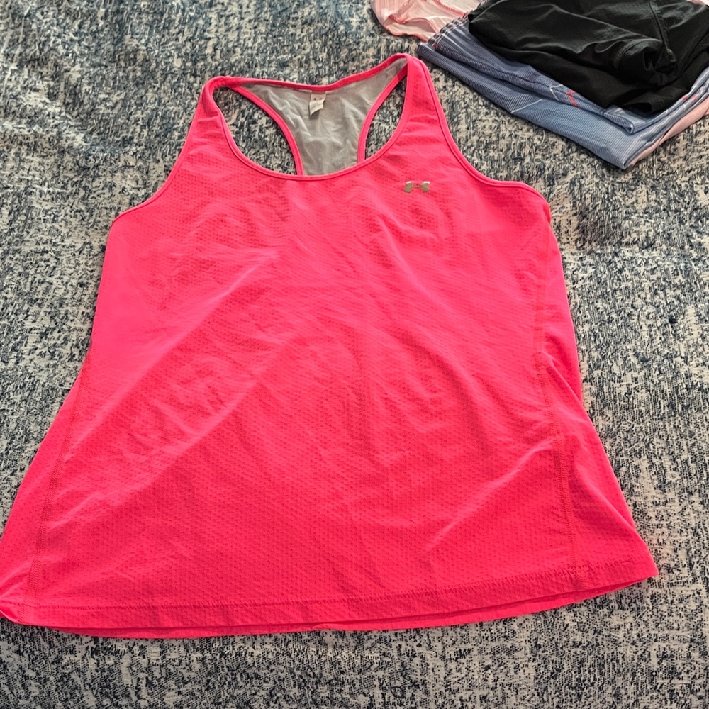 Under Armour Neon Pink Racerback Tank